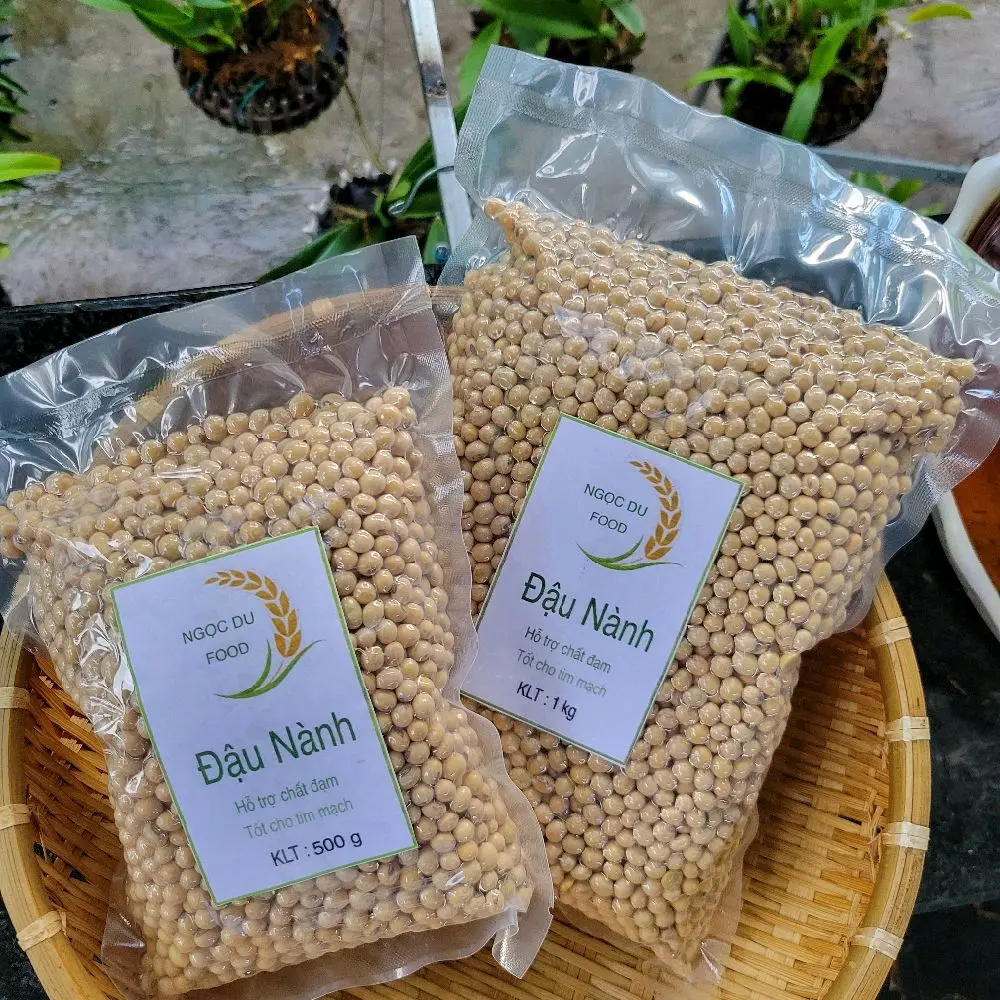 (150g-500g-1 ký) Đậu nành nhà trồng. Túi hút chân không bảo quản lâu nha.