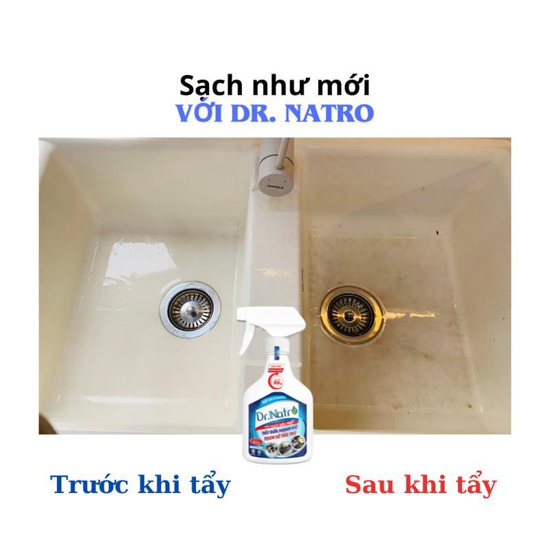 Product Introduction of Xịt Tẩy Rửa Đa Năng Dr Natro 500ml Làm Sạch Dầu Mỡ, Tẩy Cặn Canxi, Lau Bếp Ga, Vệ sinh Đồ Da, lau Đá Kính, Lau Đồ Nhựa, Giày Dép, Đồ Gỗ 12