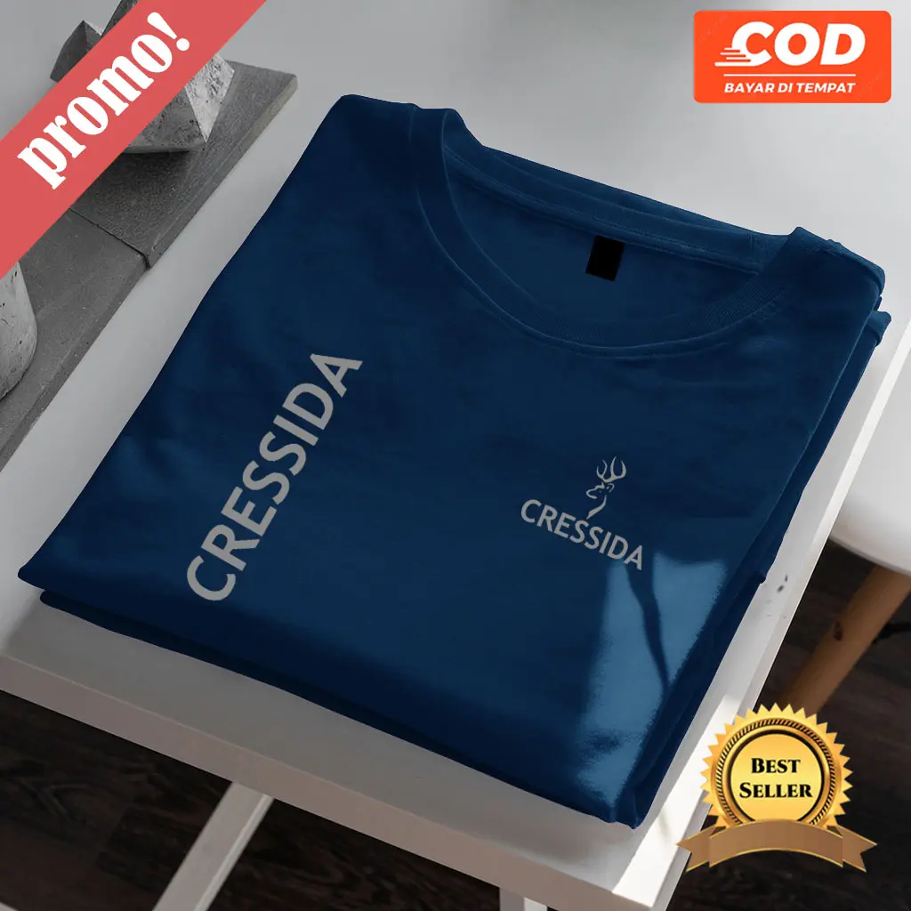 Kemeja-T Distro Lelaki, Disro, Baju Lengan Pendek, Teks Cresd Kirka, Warna Perak, Produk Distro Indonesia, Tee Distro Tumblr, Kartun, Slim Fit, Diperbuat daripada Bahan Kapas Sikat 30s, Bernafas, Dicetak pada Skrin, Baju-T Polos