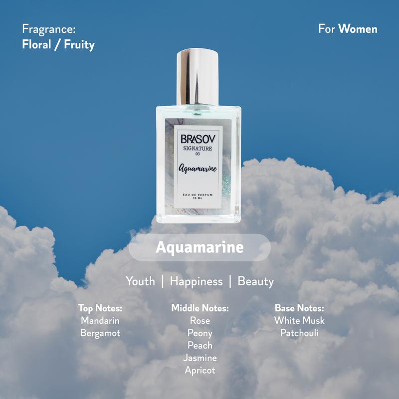 BRASOV Parfum 35 ML Eau De Parfume Signature Parfum Spray Halal BPOM Bundle of 3 Element Water 1