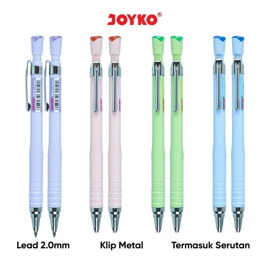 JOYKO Pensil Mekanik  MP 53 | Mechanical Pencil Isi Besar 2,0mm | Ecer