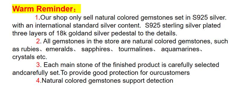 Product Introduction of Natural Colored Gemstones - Promotion - Big Diamond DIY New Natural 4 * 6mm Ruby Set 925 Silver Ladies - 2025 New Hot Sale (Weddings, Friends, Couples Gifts) 0