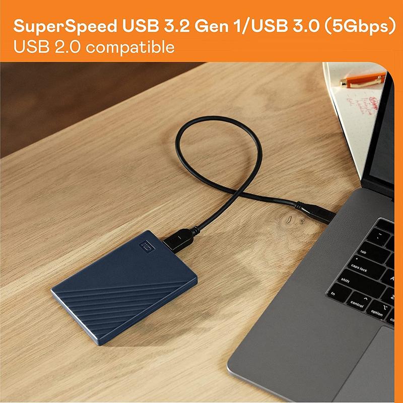 【LOCAL STOCK】Western Digital WD My Passport 1TB / 2TB / 4TB 2.5'' Portable HDD USB3.2 External Hard Drive Storage Komputer Komputer 8