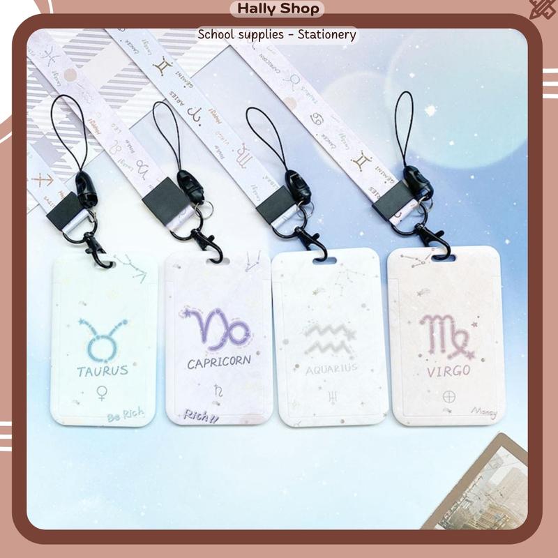 Dây đeo thẻ bảng tên theo cung hoàng đạo dành cho học sinh sinh viên-Hally Shop