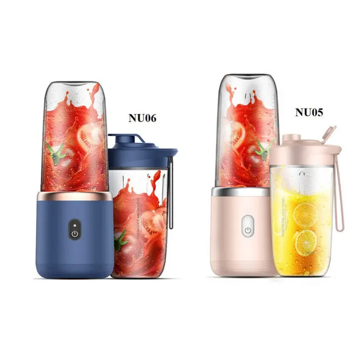 Máy Xay Sinh Tố Juicing Cup 300ML, Xay Cầm Tay 6 Lưỡi 2 Cối Đa Năng Tiện Lợi