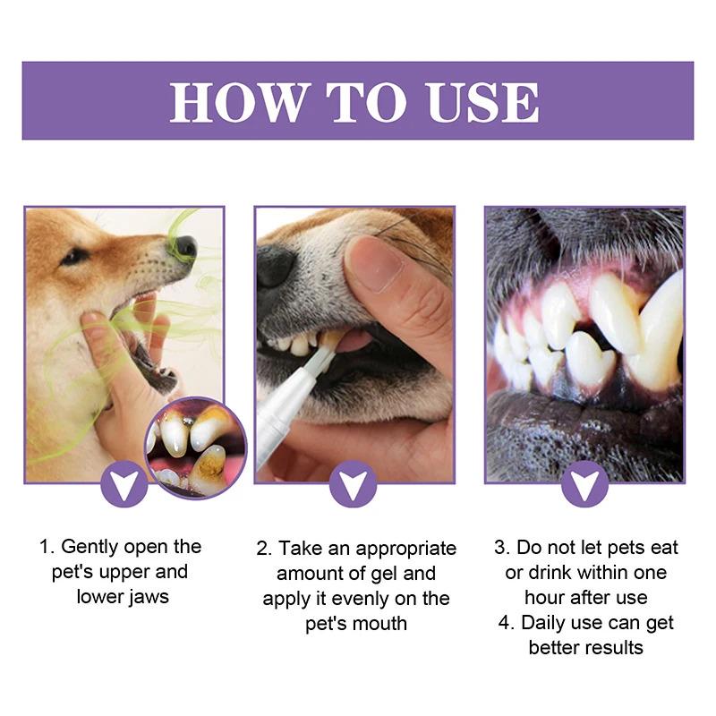 Product Introduction of Pet Teeth Cleaning Tooth Whitening Pen Suitable For Dogs And Cats Remove Bad Breath Pet Oral Care 16