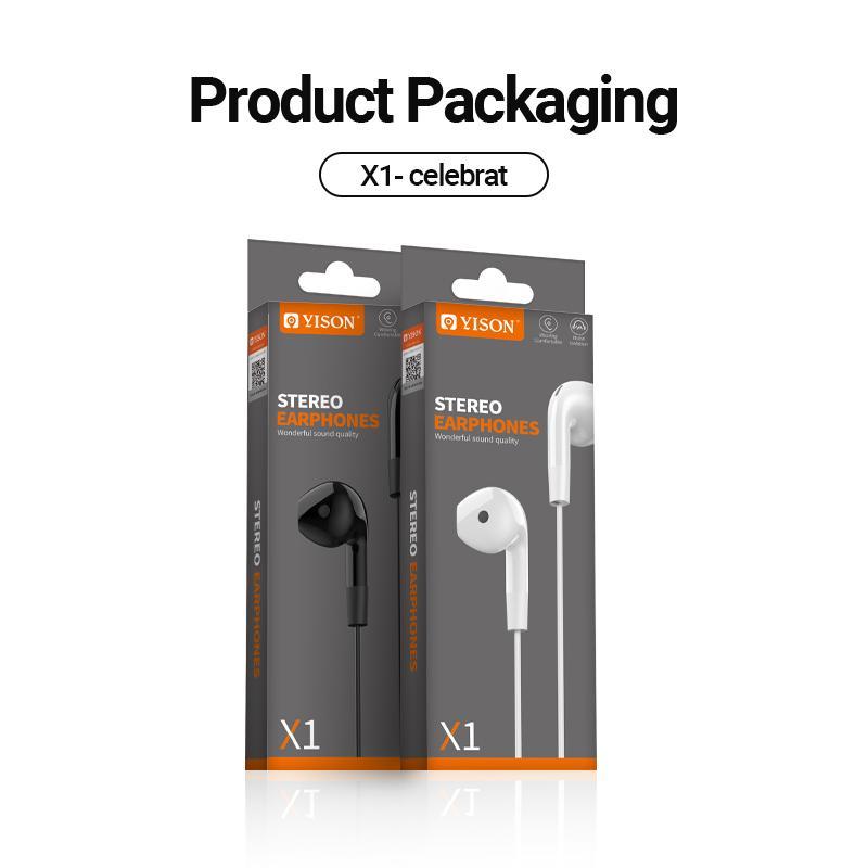 Product Introduction of Semi-in-ear Design Wired Earphone, 360° Surround Sound Wired Headphone with Mic, Ergonomic Design Earphone for Gaming, Sports, Office, Audio 5