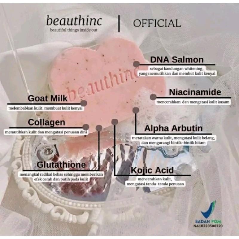 BEAUTHINC CRYSTAL GLUTA SOAP SABUN GLUTA SOAP BEAUTHINC Tubuh 3