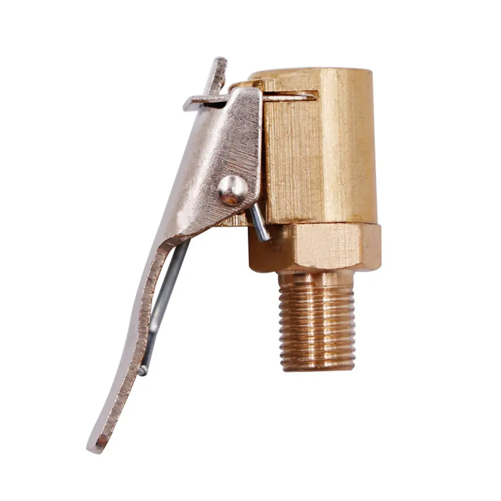 Tire Inflator Pressure Gauge LED Display Tyre Deflator Gage Straight Lock-on Chuck for Air Pump Compressor