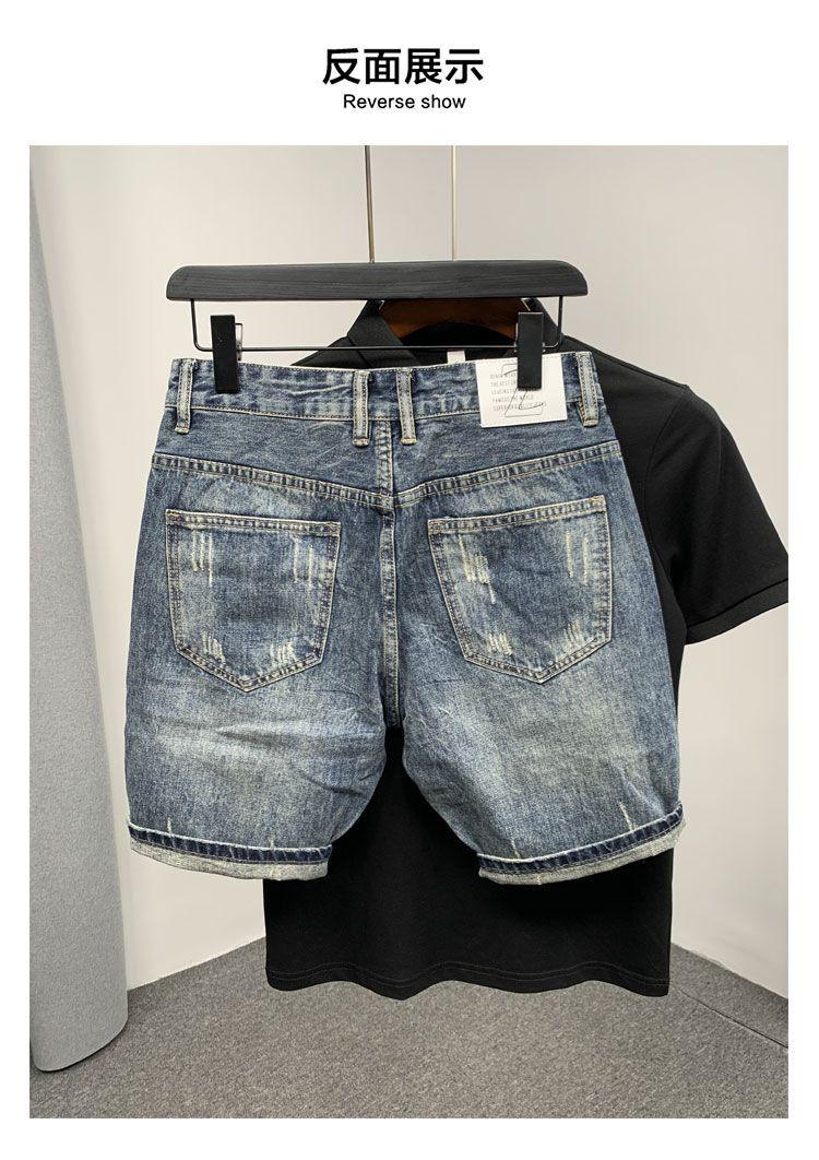 Product Introduction of Quần short nam chất jeans cao cấp - Form rộng thời trang, vải mỏng nhẹ co giãn 17