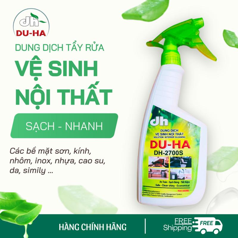 Dung Dịch Vệ Sinh Nội Thất Đa Năng An Toàn Cho Bề Mặt Chất Liệu DUHA 0
