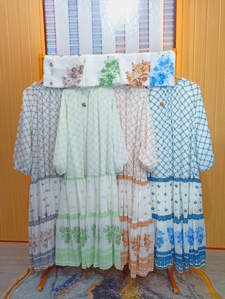 gamis ss + hijab brand original shella saukia ZF 152