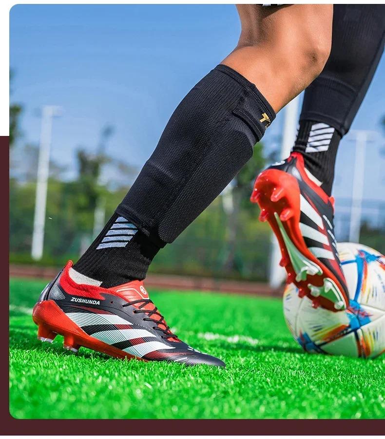 Product Introduction of Indoor Men Football Shoes Fast Society Cleats Soccer Shoes TF/FG Grass Training Football Field Boots Outdoor Sneaker Non Slip 18