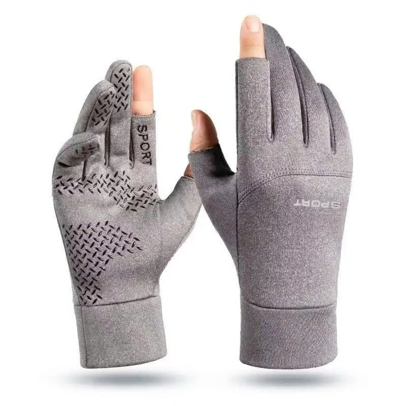 Găng Tay Chống Nước Giữ Ấm Mùa Đông Đi Xe Máy Sport - Hở 2 Ngón Tiện Lợi Cao Cấp 1