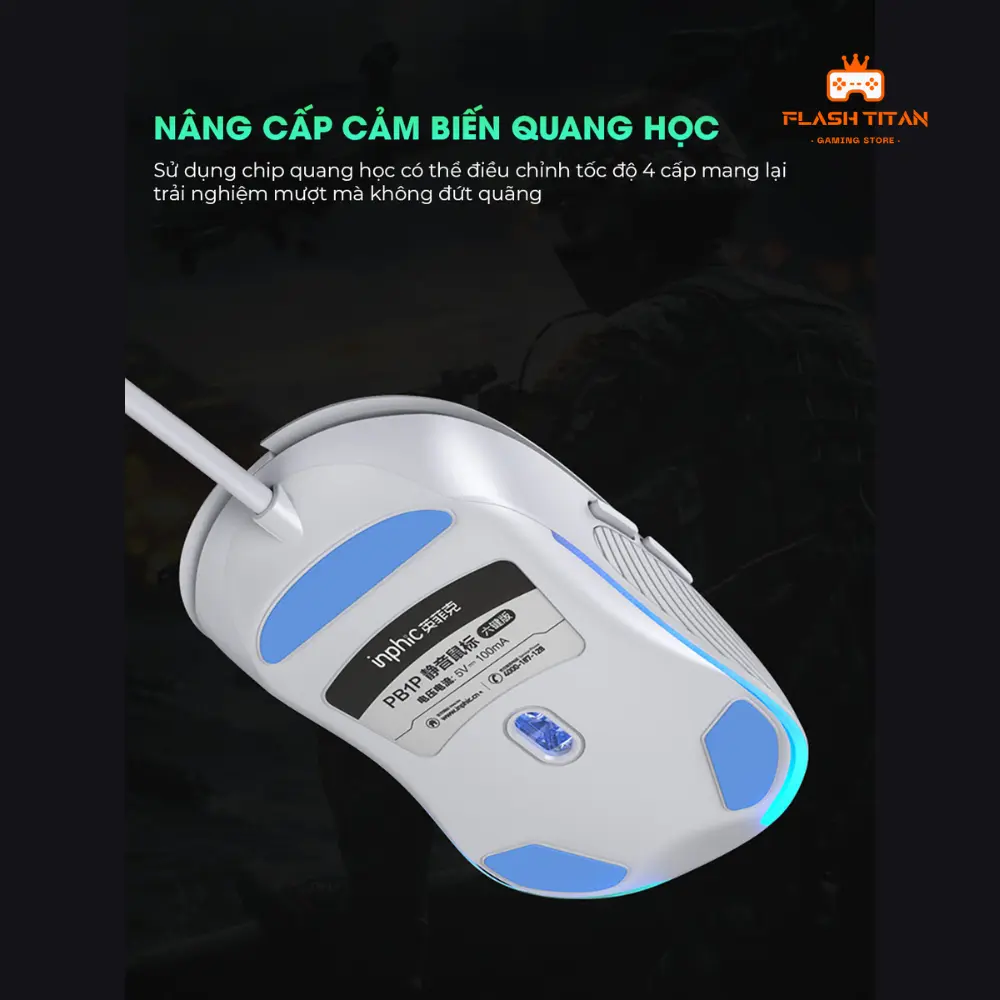 Chuột Máy Tính Chơi Game INPHIC PB1 - DPI 7200 Phù hợp chơi game, làm việc văn phòng, Chuột cho máy tính, PC | BigBuy360 - bigbuy360.vn Chuột Máy Tính Chơi Game INPHIC PB1 - DPI 7200 Phù hợp chơi game, làm việc văn phòng, Chuột cho máy tính, PC | BigBuy360 - bigbuy360.vn