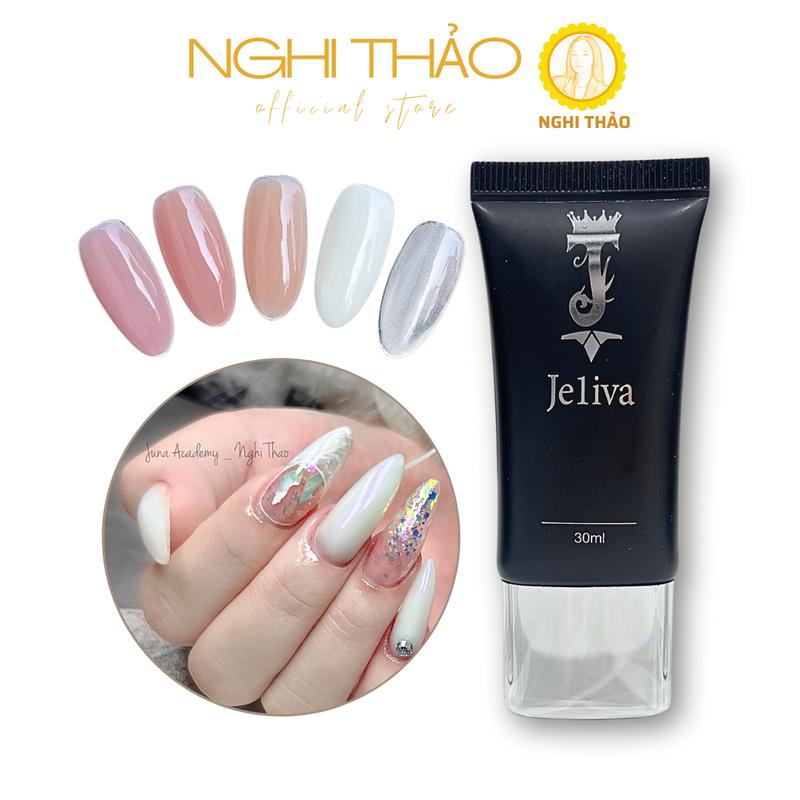 Gel gôm đắp móng Jeliva không chảy