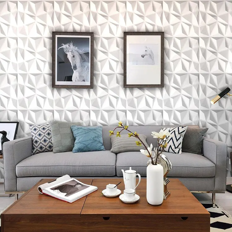 JURAGAN WALLPANEL WALLPAPER DINDING 30X30CM 50X50CM DEKORASI WALL PANEL 3D PVC DINDING DEKOR RUMAH 2
