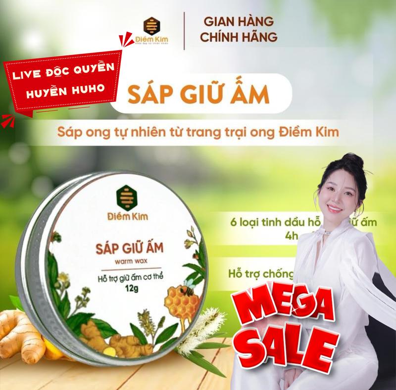 Sáp Giữ Ấm Điềm Kim 12g Hỗ Trợ Giữ Ấm, Phòng Nhiễm Lạnh Cho Bé và cả gia đình
