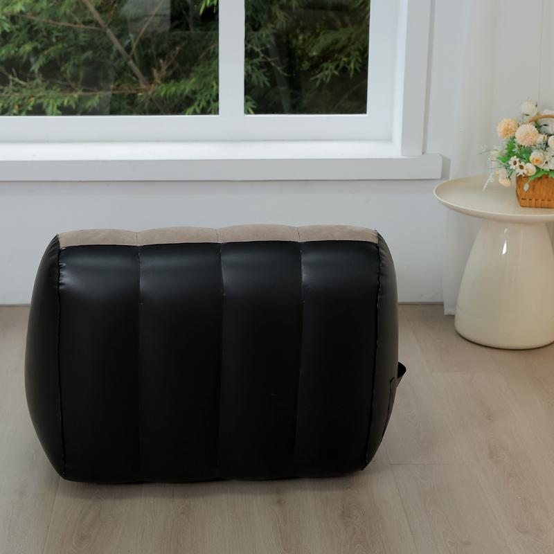 Product Introduction of Lazy Inflatable Sofa Foldable Recliner Outdoor Sofa with Footrest Combination Lazy Sofa Flocked Sofa 6