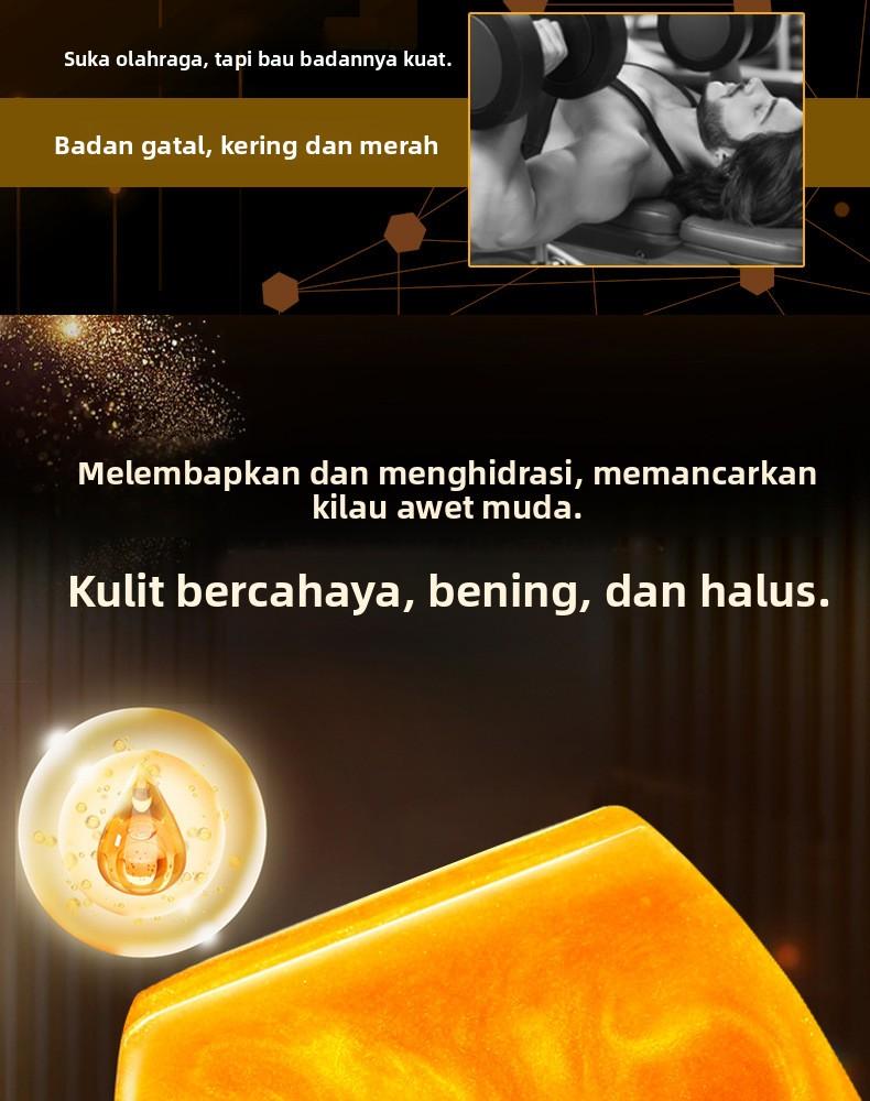 Sabun Handmade Parfum Sabun Emas Sabun Wangi Sabun Minyak Esensial Sabun Anti-Mite Sabun Mandi Sabun Wangi Sabun Pelembut Kulit Melembapkan Halus Menutrisi