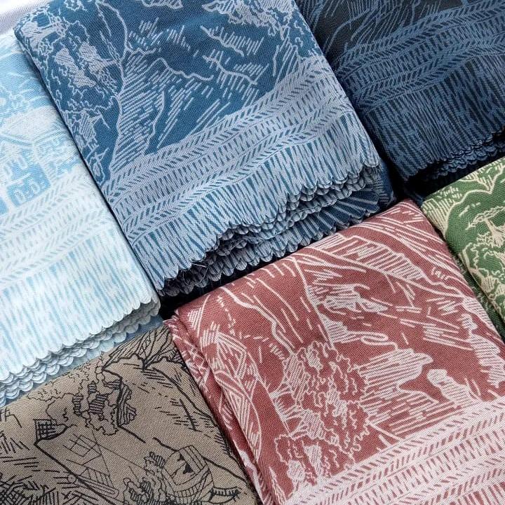 Hijab Segiempat Voal motif premium /Hijab segiempat Cantik Muslim Nyaman Santai Katun Square Kerudung 2