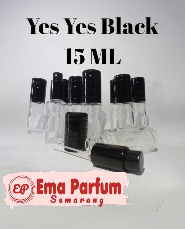 (1 PCS) BOTOL YES YES UKURAN 15 ML. BOTOL parfum SPRAY DRAT PUTAR HRG PER pcs 0