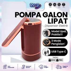 Goto [COD] Merlyn Pompa Galon Lipat Electric Dispenser Air Minum USB Charge