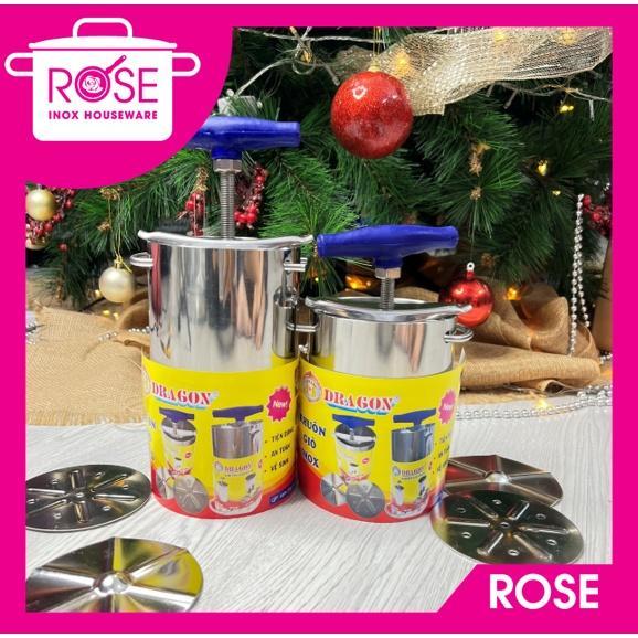 Khuôn Inox Làm Giò Thủ Hiệu Dragon - Khuôn Làm Giò Thủ Chả Lụa Inox Cao Cấp Hàng Loại 1 An Toàn Cho Sức Khỏe