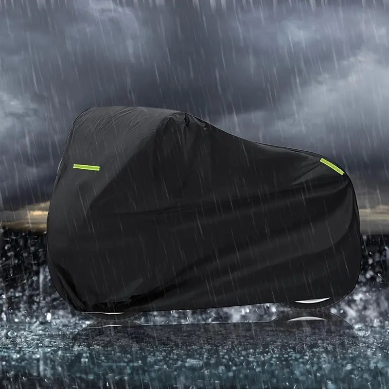 210doxford Motorcycle Cover All Season, Universal Weather Durable Quality Waterproof and Sun Protection Outdoor Protection Scooter Shelter Tear-Proof Night Reflective