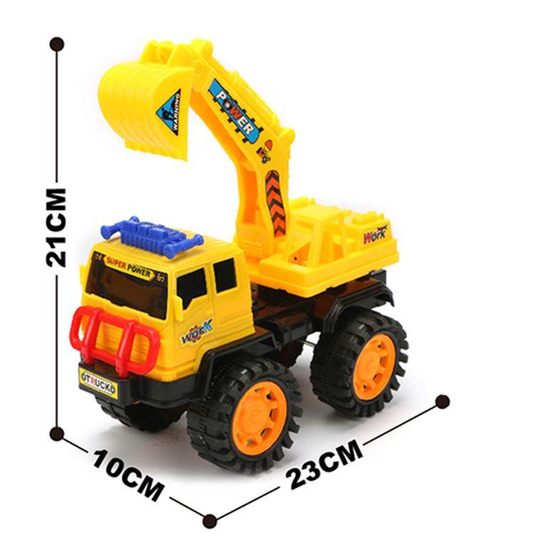 Đồ Chơi Xe Kỹ Thuật Xe Tải Máy Xúc Xe Trộn, Cỡ Lớn, Dành Cho Trẻ Em, Gói Đồ Chơi Xe Hơi, Có Cần Cẩu Bé Trai, Xe Ủi Và Đồ Chơi Xe Hè 9