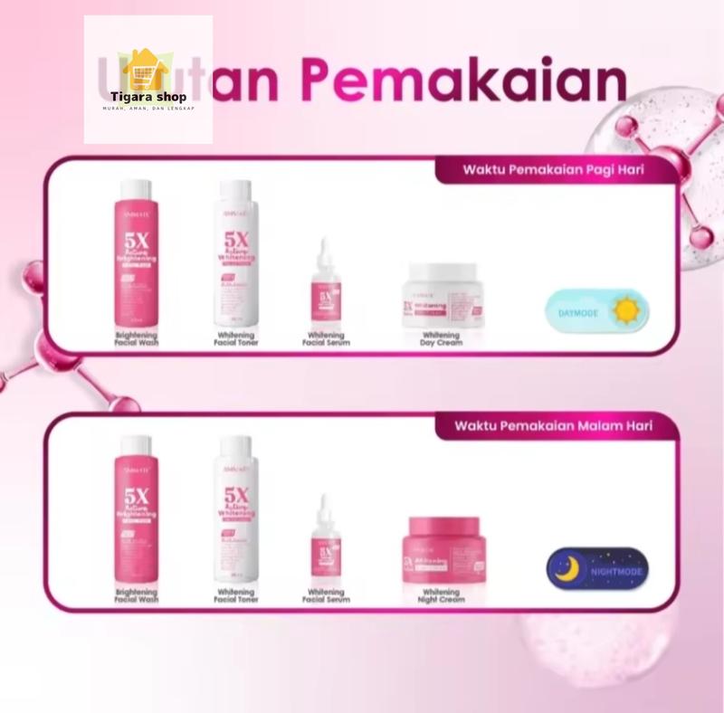 Product Introduction of Skincare Animate Active 5x Whitening Facial Toner 100ml Original BPOM Perawatan Wajah Kusam Mencerahkan 12