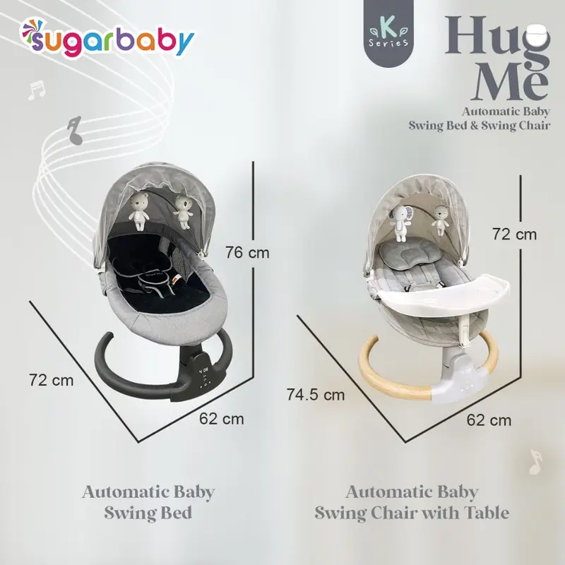 SUGARBABY MOM'S HUG BOUNCHER BABY / HUG ME AUTOMATIC SWING BED K SERIES / AYUNAN BAYI 8