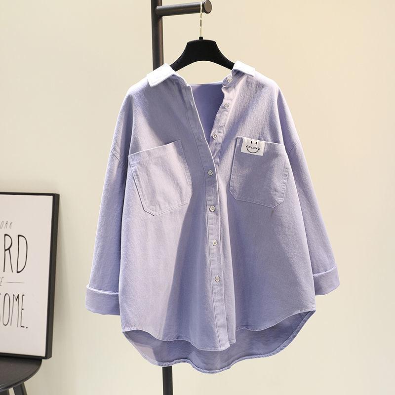 Product Introduction of Áo Sơ Mi Dài Tay, Thoải Mái, Dành Cho Phụ Nữ, Bộ Sưu Tập Đầu Xuân 2024, Phong Cách Hàn Quốc, Thiết Kế Cổ Điển Đơn Giản, Dáng Rộng Vừa Vặn, Áo Thường Ngày Áo Khoác Nữ 3
