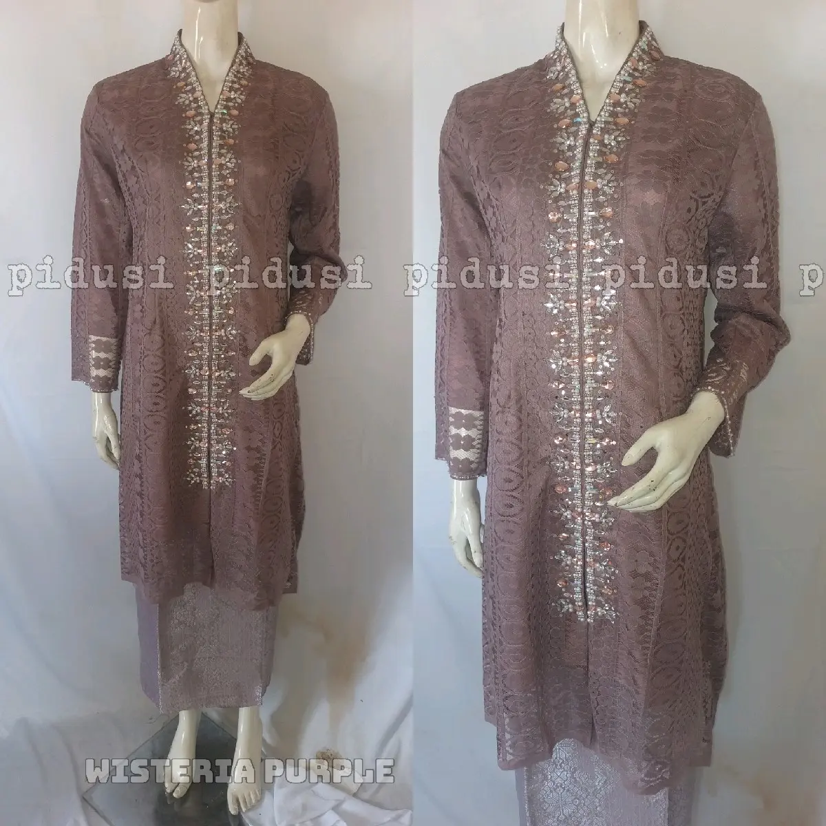 Set kebaya brokat payet / Kebaya brokat busui