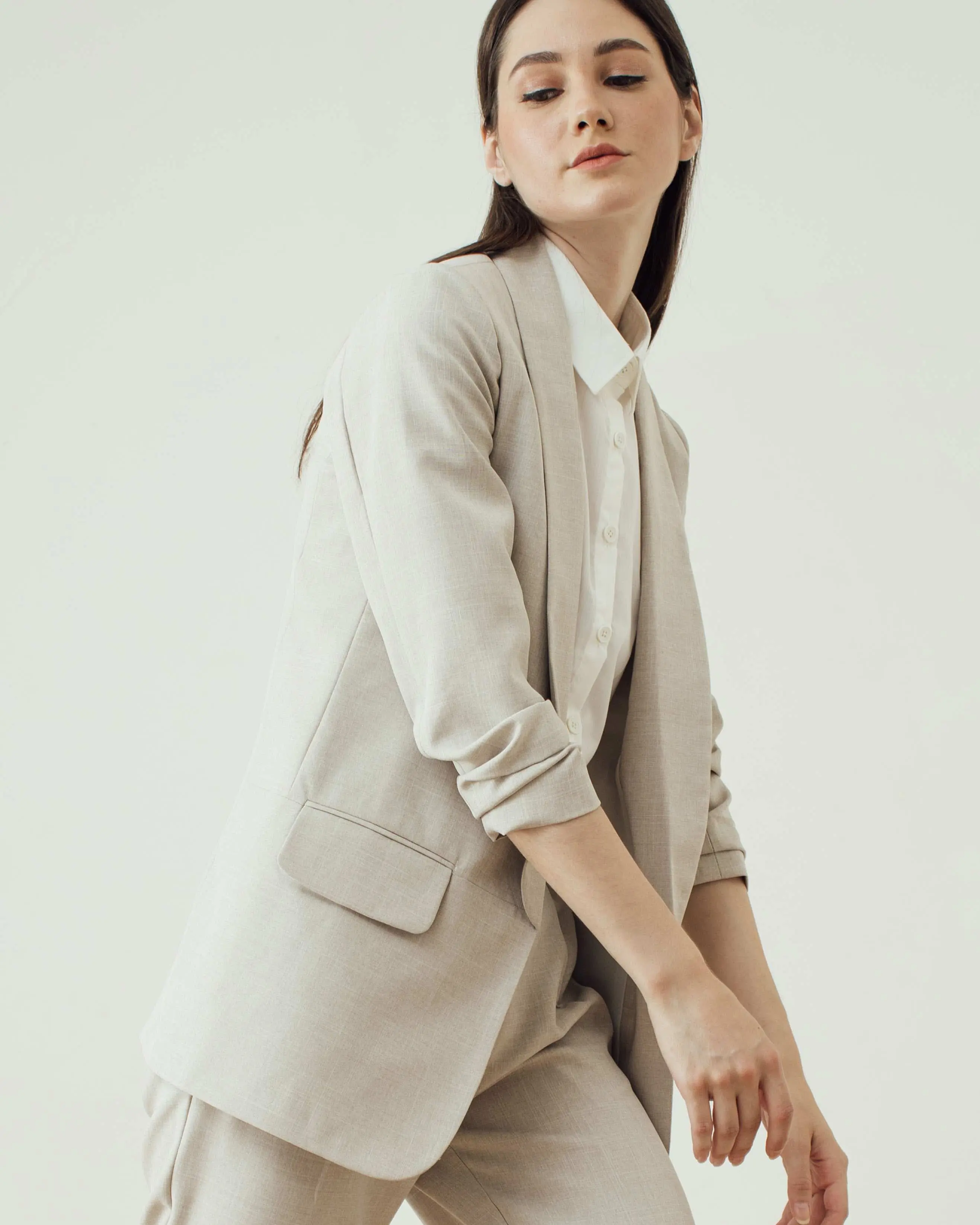 BLZR.ID BLAZER WANITA LUXEE BEIGE
