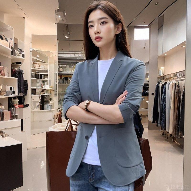 Bộ Đồ Lụa Lạnh Mùa Hè, Dành Cho Nam Giới, Siêu Mỏng, Quần Áo Chống Nắng Thường Ngày Nhẹ, Thích Hợp Cho Mùa Xuân Và Mùa Thu, Áo Khoác Tây Đơn, Bán Chạy Tại Cửa Hàng, [Giảm Giá Đặc Biệt Tại Cửa Hàng] 1