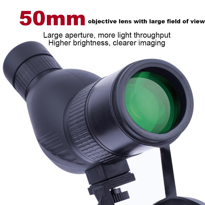 12-36X50 Spotting Scope HD Zoom Monocular Powerful Telescope Bak4 Prism Waterproof Anti-Fog for Outdoor Camping Bird Watching - Image 3