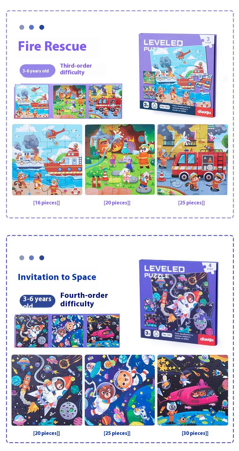 Product Introduction of Advanced Magnetic Puzzle 3-6 Years Old, Baby and Child Early Education Educational Toys Magnetic Puzzle Book 7