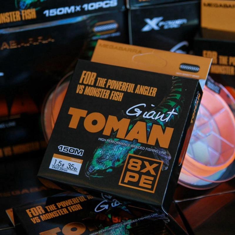 [ CTF ] MUA 1 TẶNG 1- DÂY PE CÂU CÁ 8X GIANT TOMAN MEGABARRA đi câu bắt cá fishing