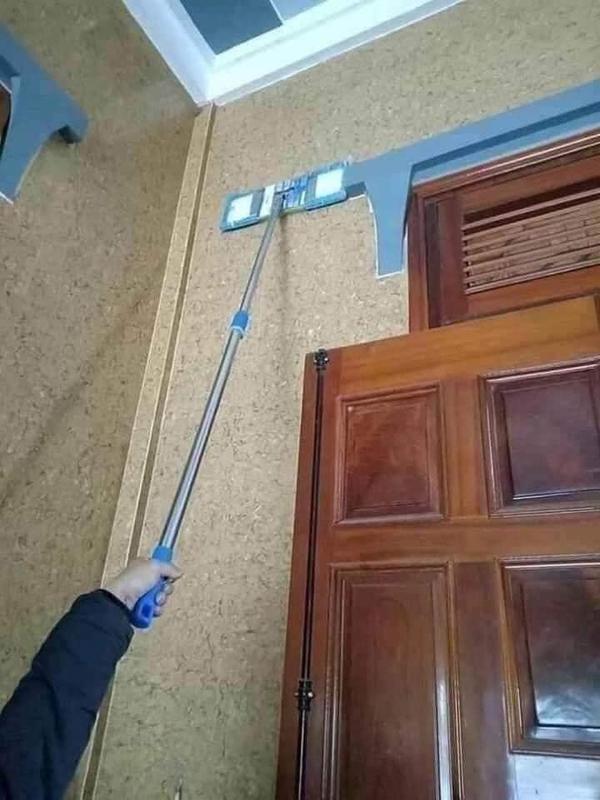 Chổi lau sàn nhà công nghiệp Cây Lau Nhà Inox 1