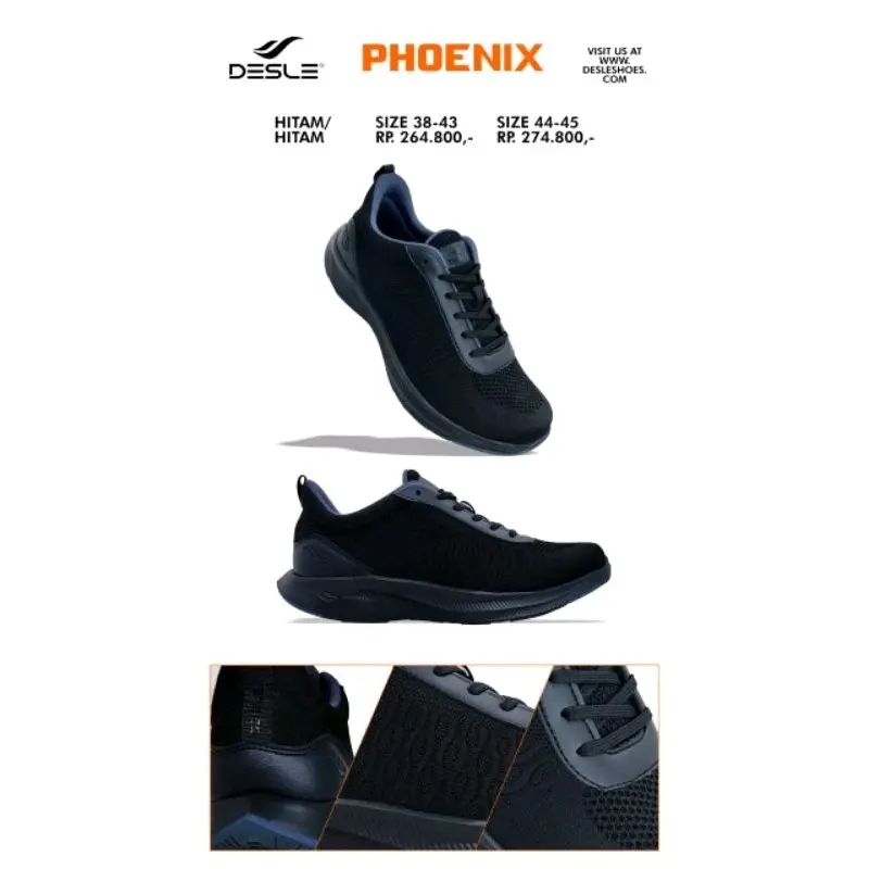 Sepatu Desle Sneaker Running School Desle Phoenix