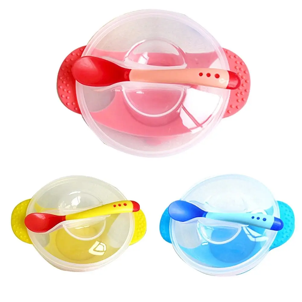 3in1 (spoon+bowl+takip) Baby Bowl Baby Feeding Set Baby Bowl Feeding Set