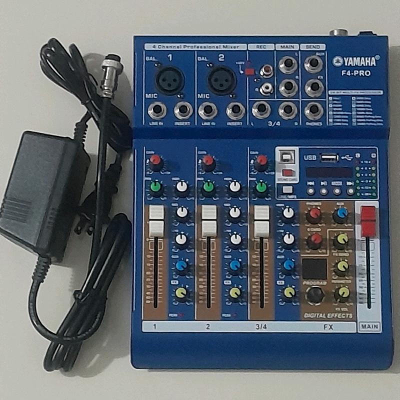 Bộ Mixer YAMAHA F4 PRO 2 Chi Tiết Chuyên Dùng Cho Thu Âm, Hát Karaoke, Và Livestream - Nghe Nhạc