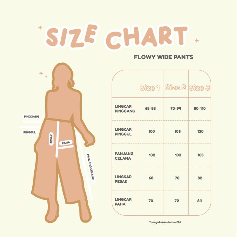 Product Introduction of ByNeeth Flowy Wide Pants  - Celana Flowy - Celana Wide leg - Celana Kulot - Celana Kain - Celana Highwaist - Celana Viral 0