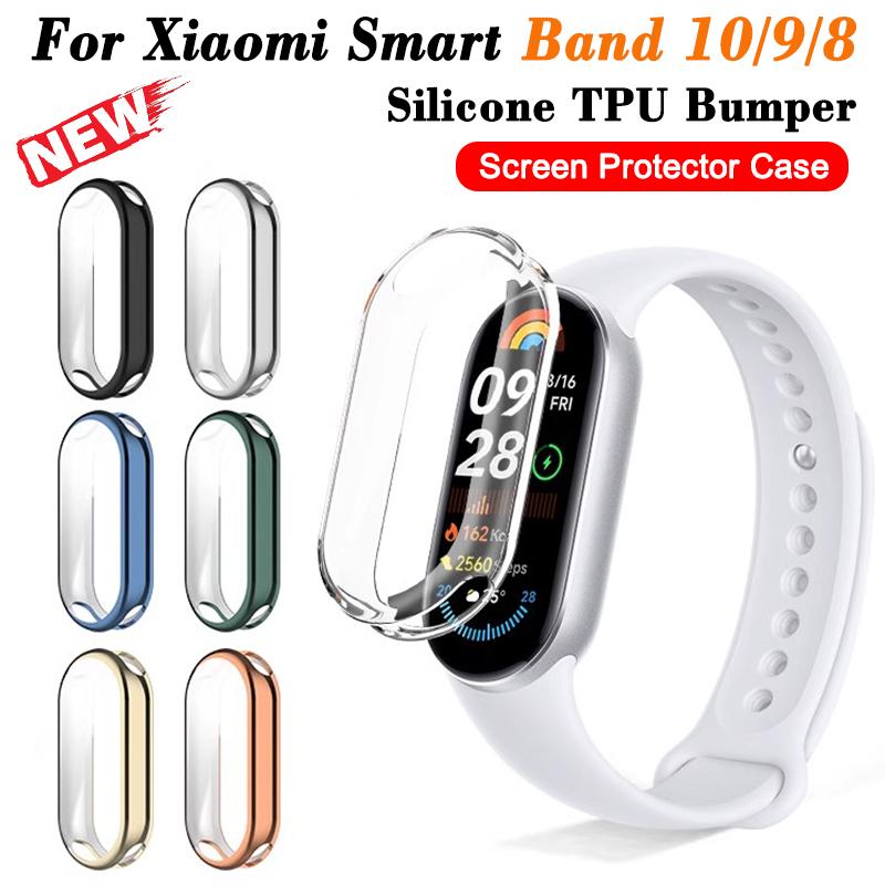 เคส TPU สำหรับ Xiaomi smart band 10 เคสกันกระแทกรอบด้าน สำหรับ Xiaomi Mi Band 10 NFC เคสป้องกัน Mi B