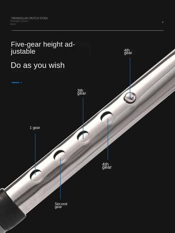 Product Introduction of Outdoor stainless steel walking stick stool aluminum alloy walking stick walking aid folding walking stick with seat walking stick climbing stick 12