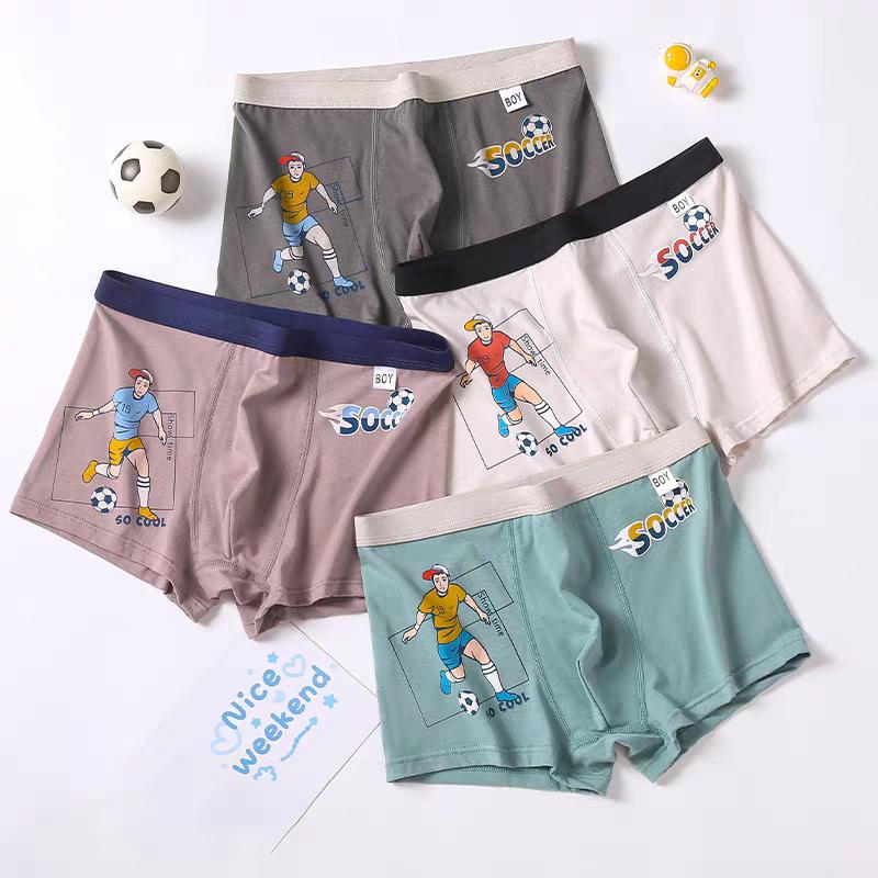 Product Introduction of Quần sịp đùi cho bé trai size đại sét 4 quần chíp trẻ em nam siêu nhân từ 36 đến 77kg 3