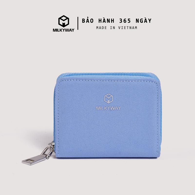 Ví Vải MILKYWAY Mini Zipper Thời Trang Nam Nữ Chống Thấm Nước Chất Liệu Polyester Siêu Bền - Chữ Nhật, Wallet 0