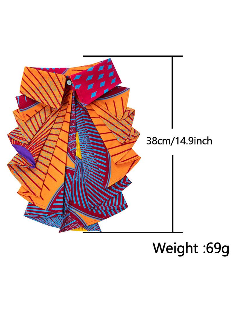 Product Introduction of Ethnic Pattern Tiered Layer Tie, Fashionable Tie for Women & Girls, Casual Fashion Accessories for Party, Daily Clothing Decor, Trendy All-match & Exquisite Clothes Accessories for Birthday Gift 6
