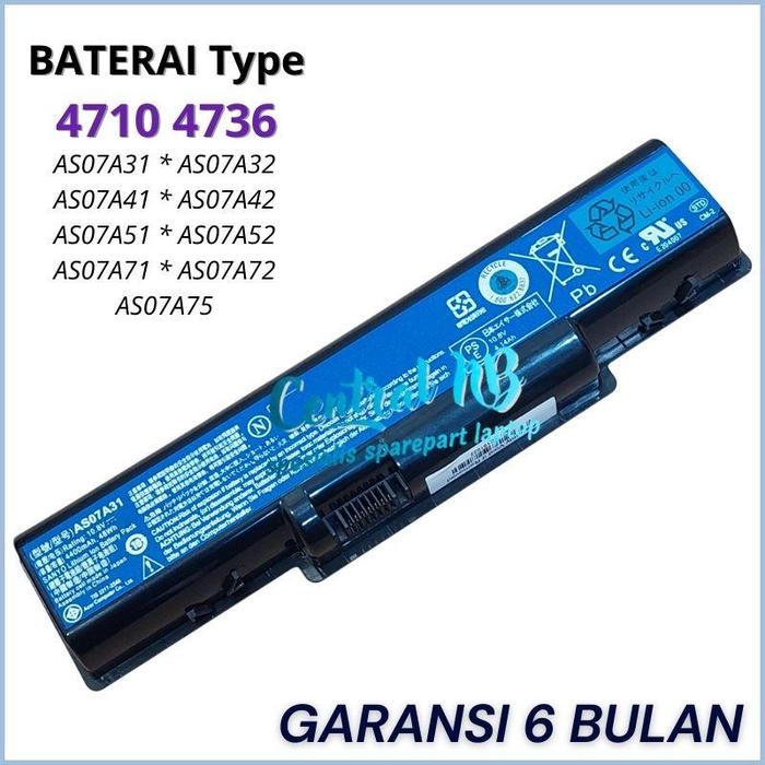 Jual Baterai Compatible For 4736 4710 4740 4520 4530 4535 4720 4730 ...